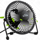 SIMBR USB Desk Fan, $6 with code XUE622QY